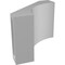 Ekena Millwork 6-in. W x 8-in. D x 8-in. H Westlake Architectural Grade PVC Knee Brace BRCP06X08X08WTL - alternate 6